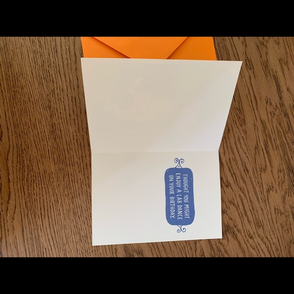 New Shoebox Lab Dance Birthday Card - Picture 3 of 3